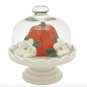 🍁FALL CLEAROUT🍁 NWT Fall Ceramic Southern Harvest Cloche Home Decor